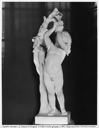 Bambino con uva, 1845